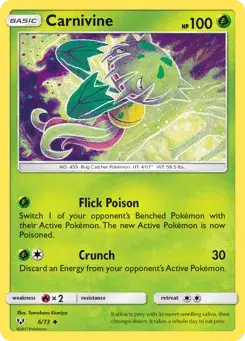 Carnivine Shining Legends