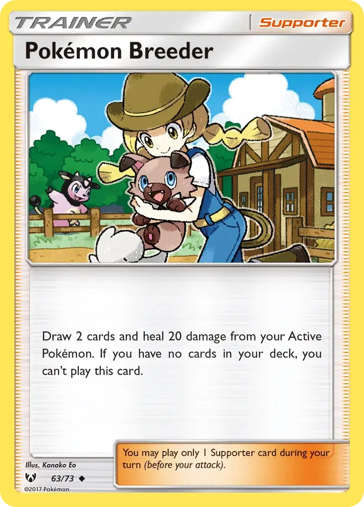 Pokémon Breeder Shining Legends 63