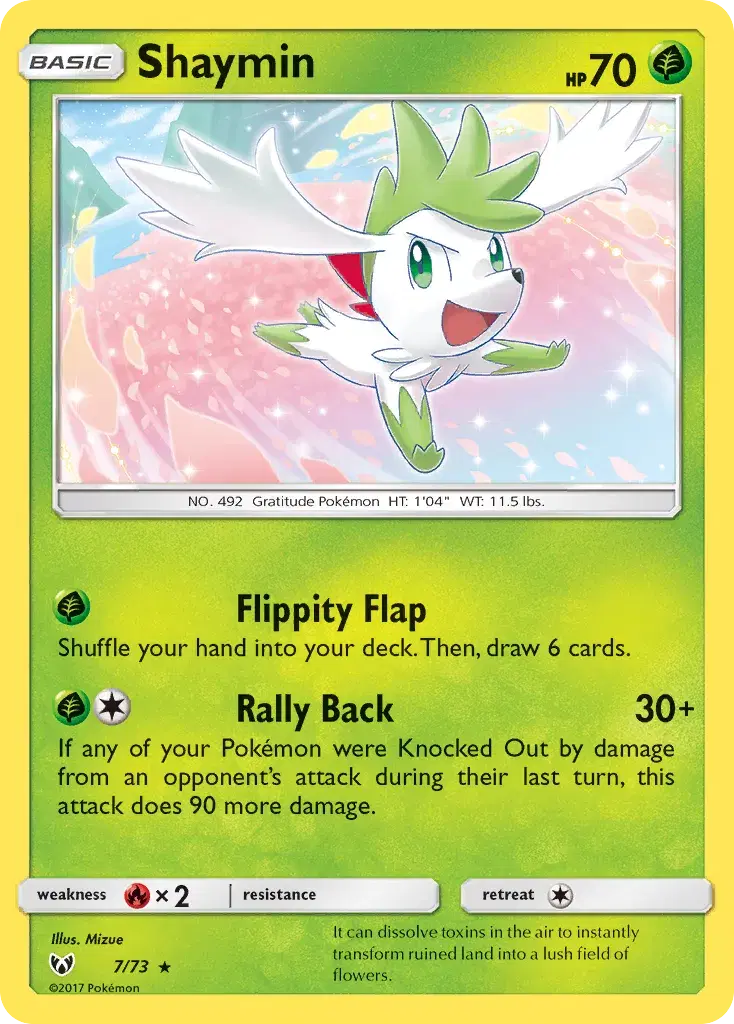 Shaymin Shining Legends 7
