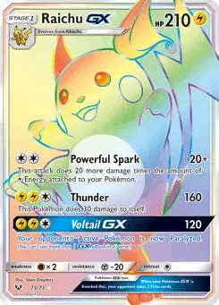 Raichu-GX Shining Legends