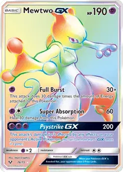 Mewtwo-GX Shining Legends