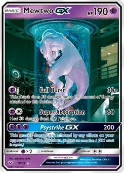 Mewtwo-GX Shining Legends