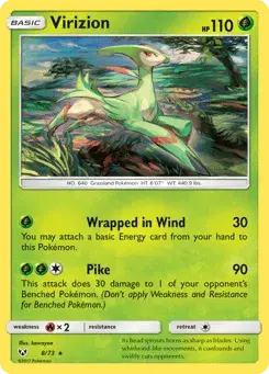 Virizion Shining Legends