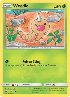Weedle Crimson Invasion