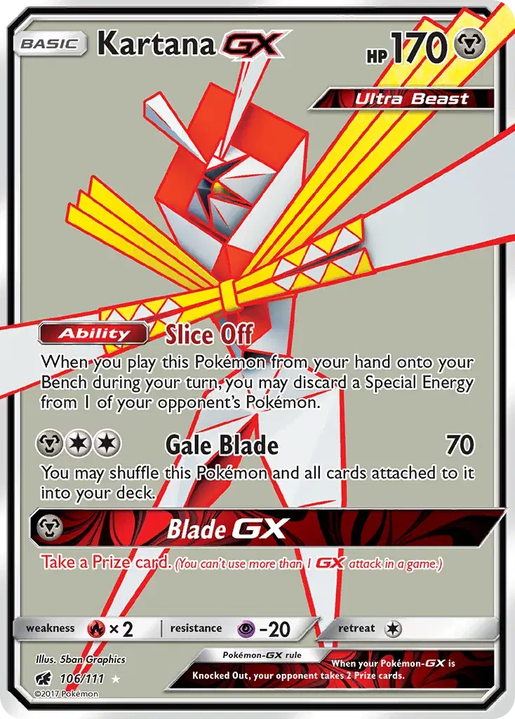 Kartana-GX Crimson Invasion 106