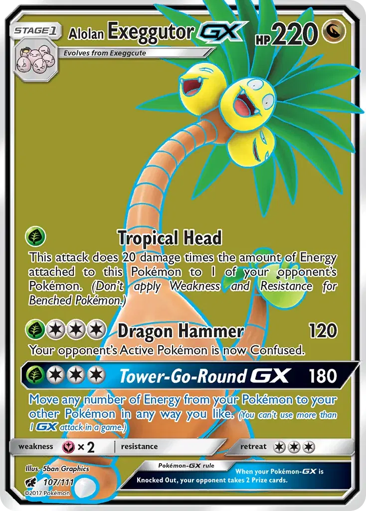 Alolan Exeggutor-GX Crimson Invasion 107