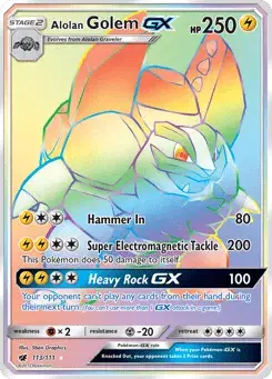 Alolan Golem-GX Crimson Invasion