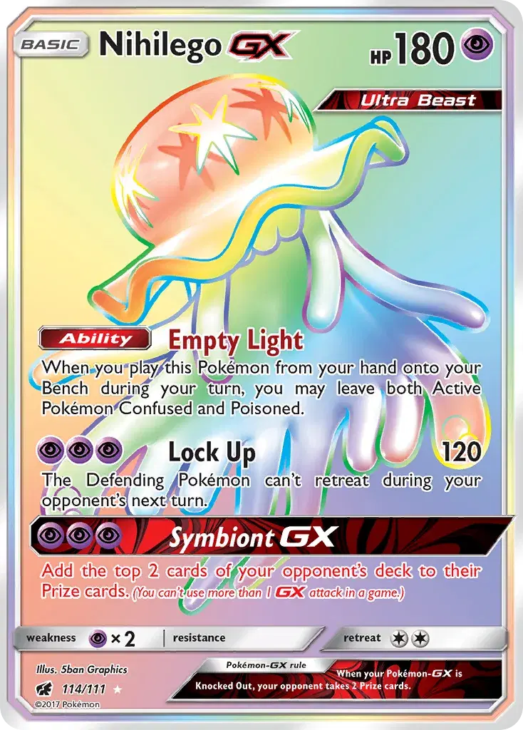 Nihilego-GX Crimson Invasion 114