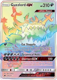 Guzzlord-GX Crimson Invasion