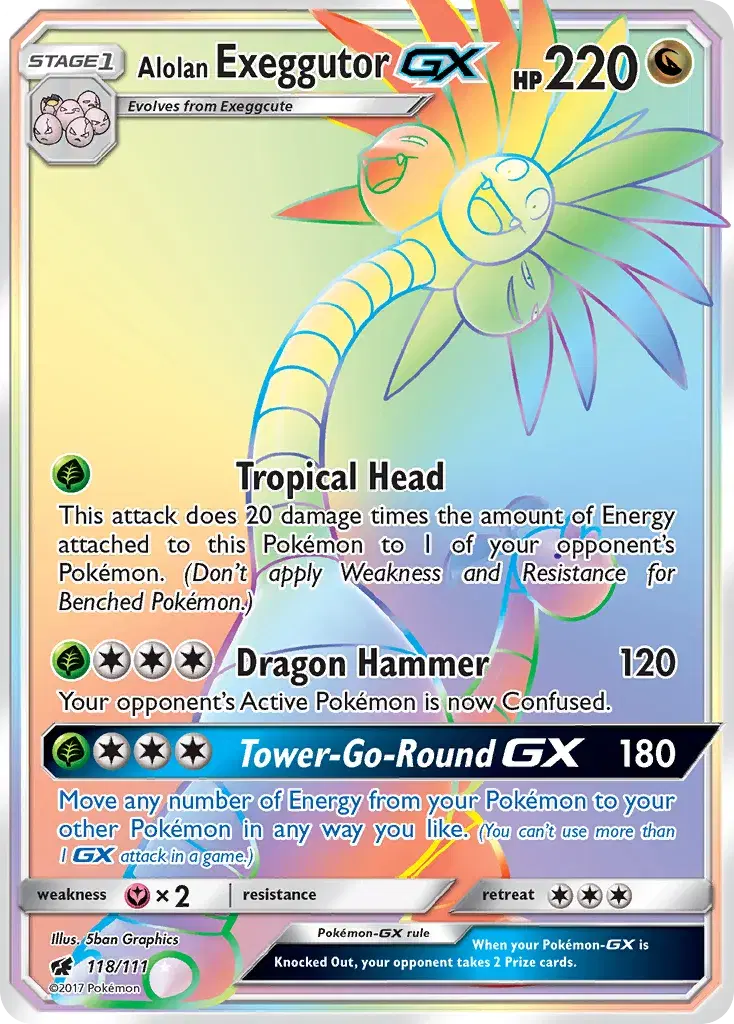 Alolan Exeggutor-GX Crimson Invasion 118
