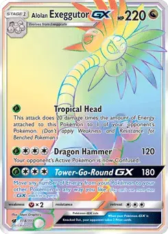 Alolan Exeggutor-GX Crimson Invasion