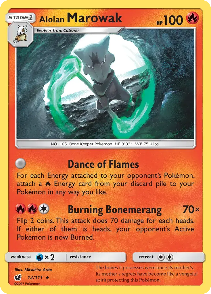 Alolan Marowak Crimson Invasion 12