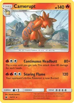 Camerupt Crimson Invasion