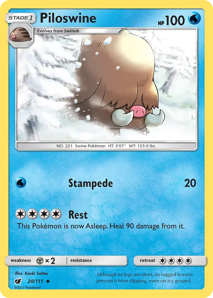 Piloswine Crimson Invasion 20