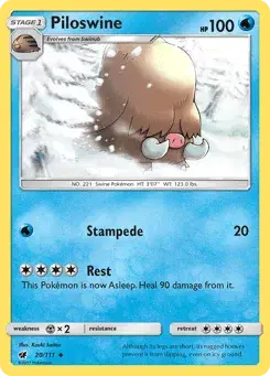 Piloswine Crimson Invasion