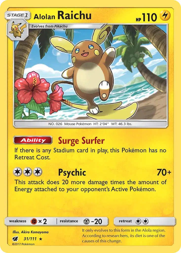 Alolan Raichu Crimson Invasion 31