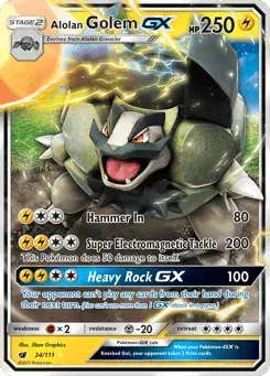 Alolan Golem-GX Crimson Invasion