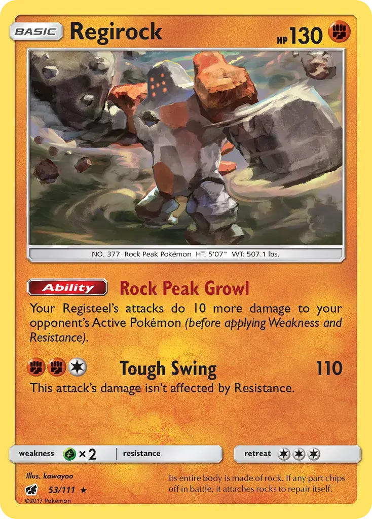 Regirock Crimson Invasion 53