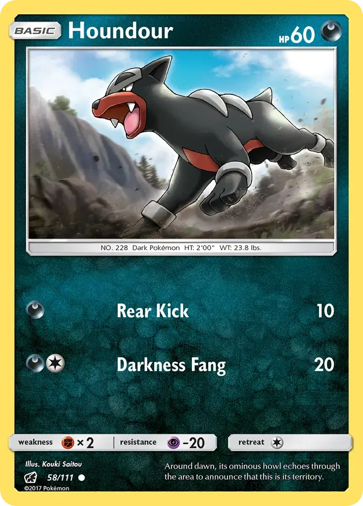 Houndour Crimson Invasion 58