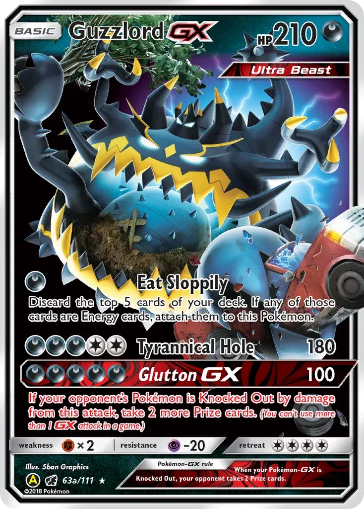 Guzzlord-GX Crimson Invasion 63a
