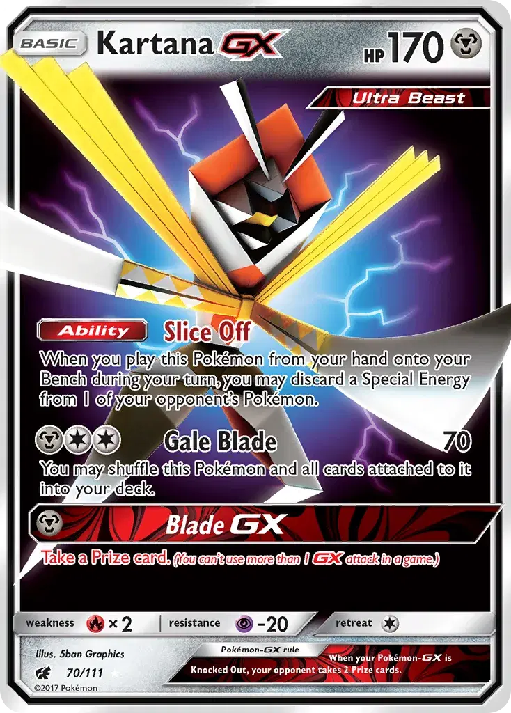 Kartana-GX Crimson Invasion 70