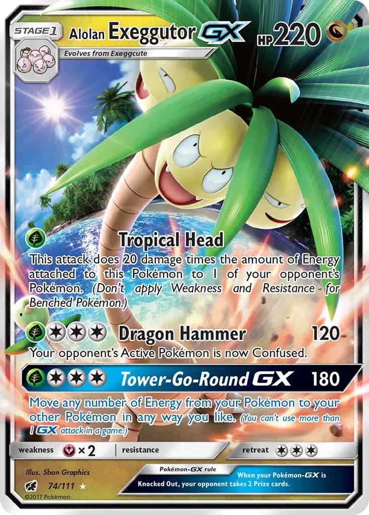 Alolan Exeggutor-GX Crimson Invasion 74