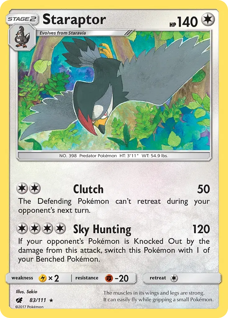 Staraptor Crimson Invasion 83