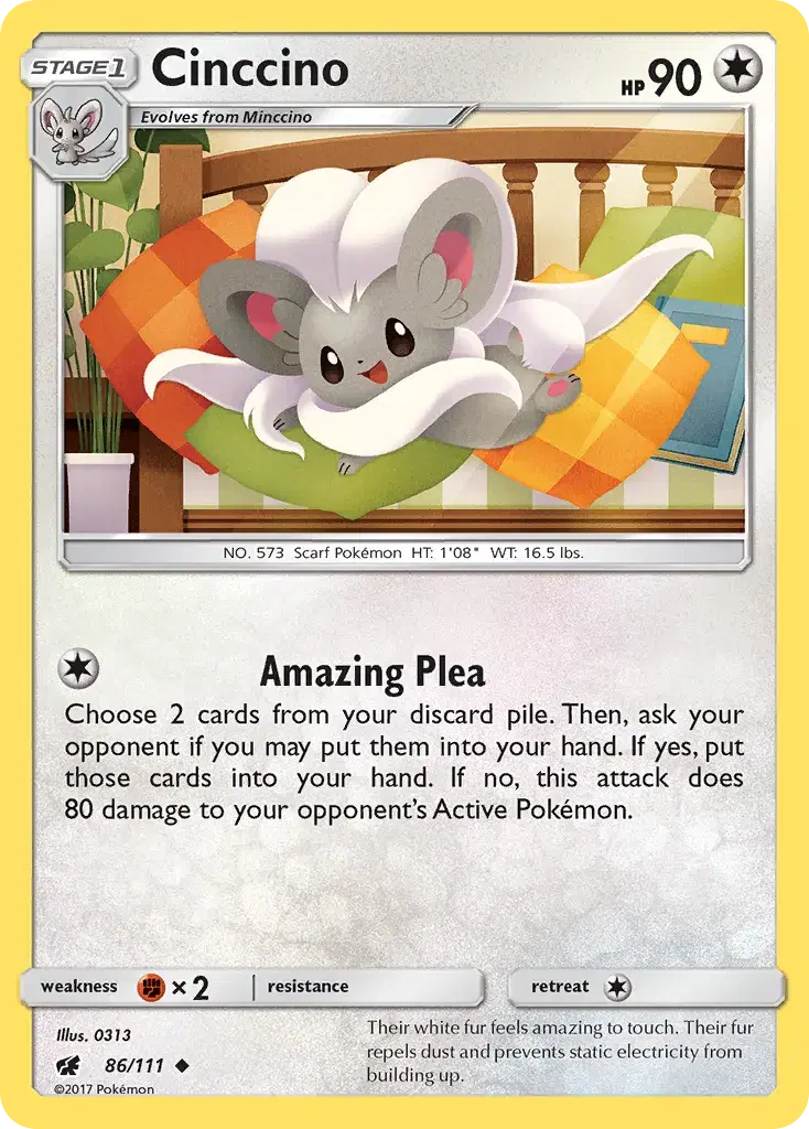 Cinccino Crimson Invasion 86