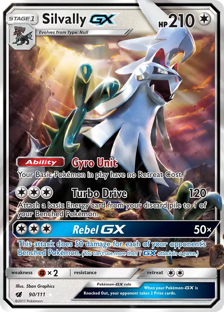 Silvally-GX Crimson Invasion 90