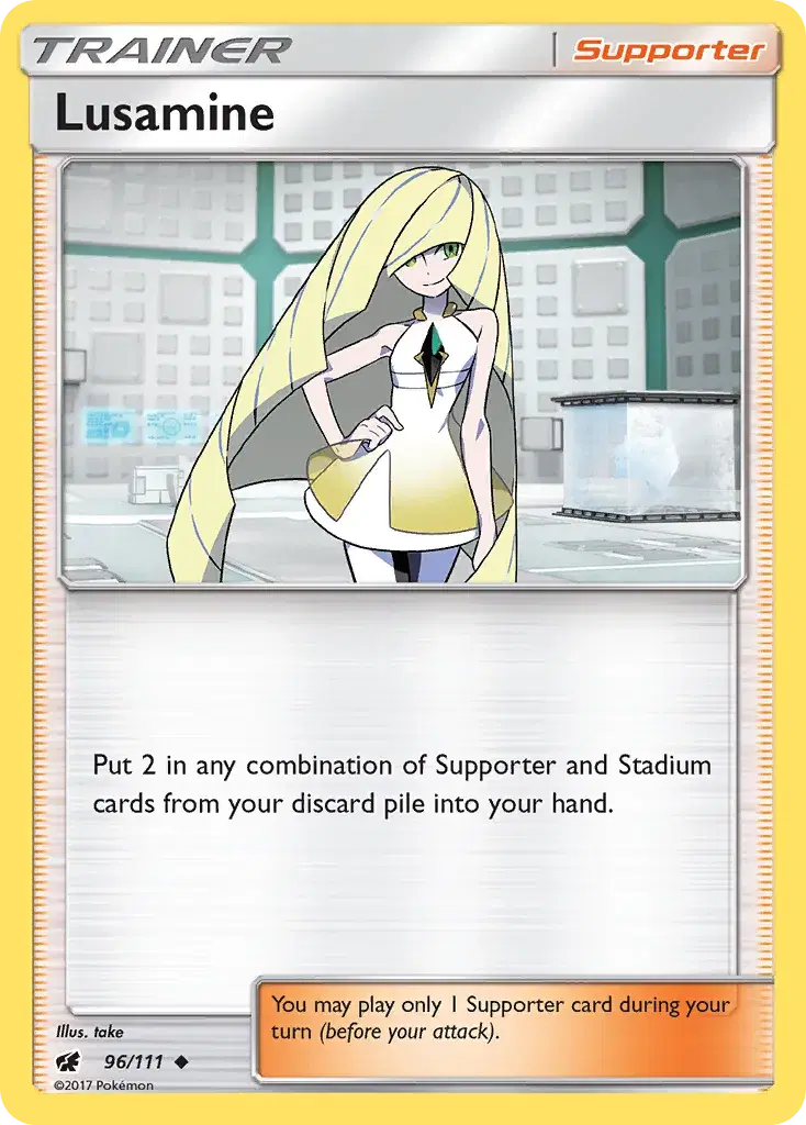 Lusamine Crimson Invasion 96