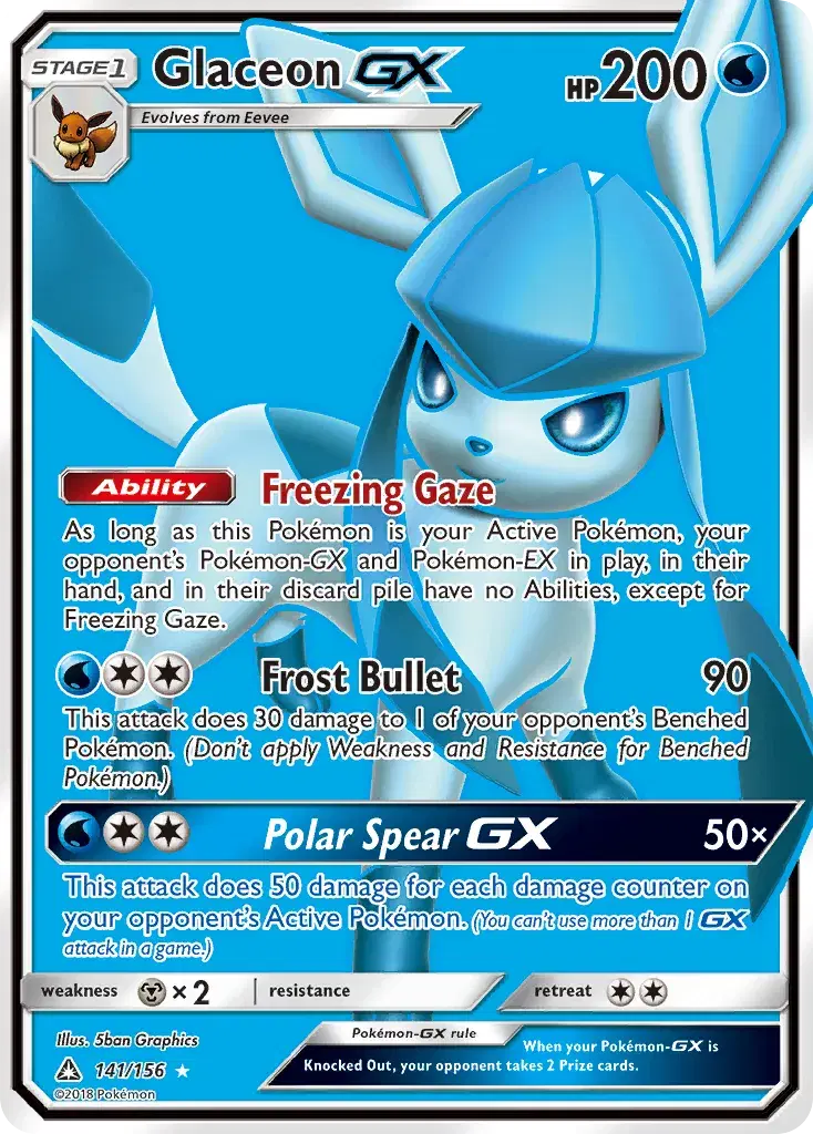 Glaceon-GX Ultra Prism 141