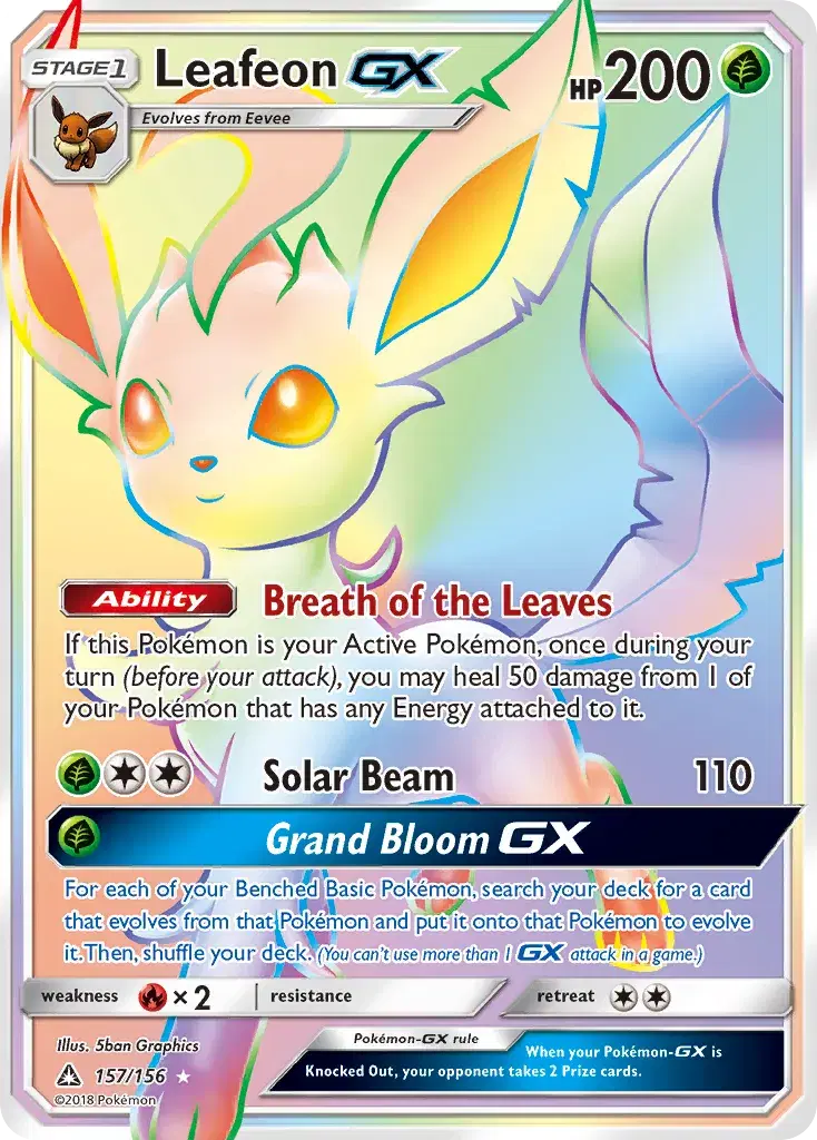 Leafeon-GX Ultra Prism 157