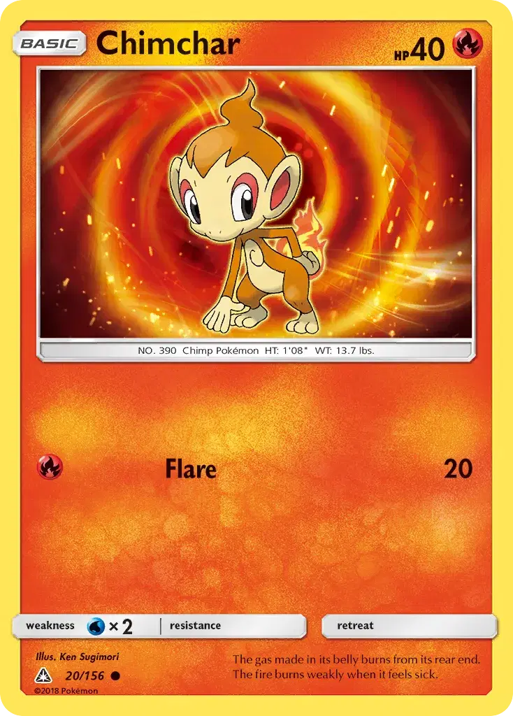 Chimchar Ultra Prism 20