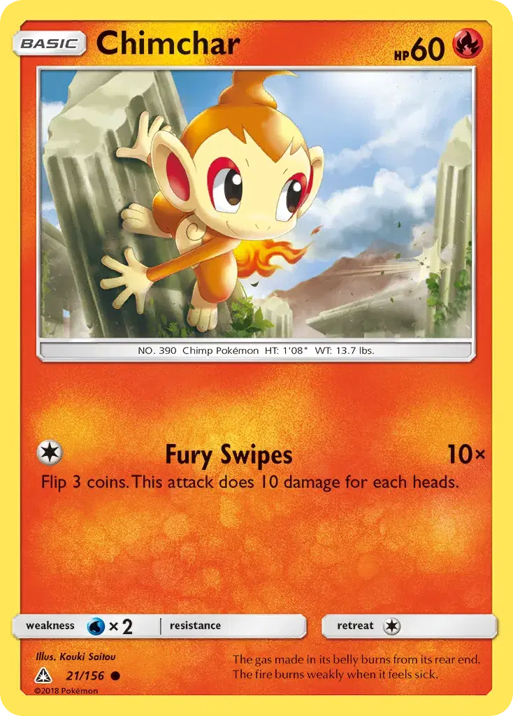 Chimchar Ultra Prism 21