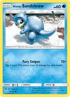 Alolan Sandshrew Ultra Prism