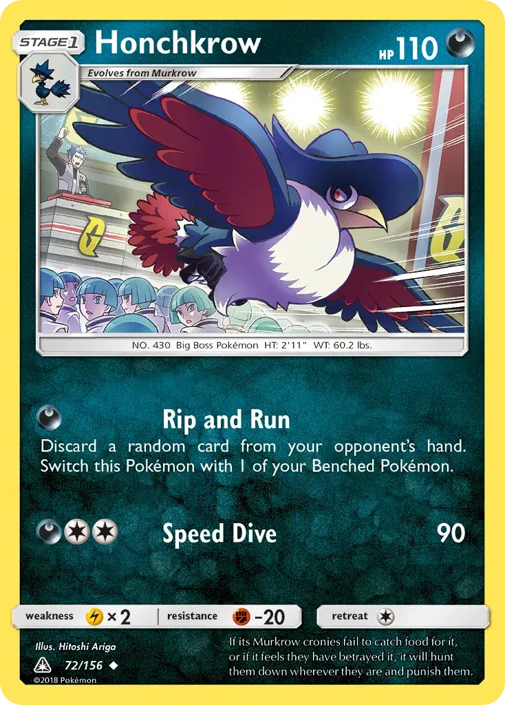 Honchkrow Ultra Prism 72