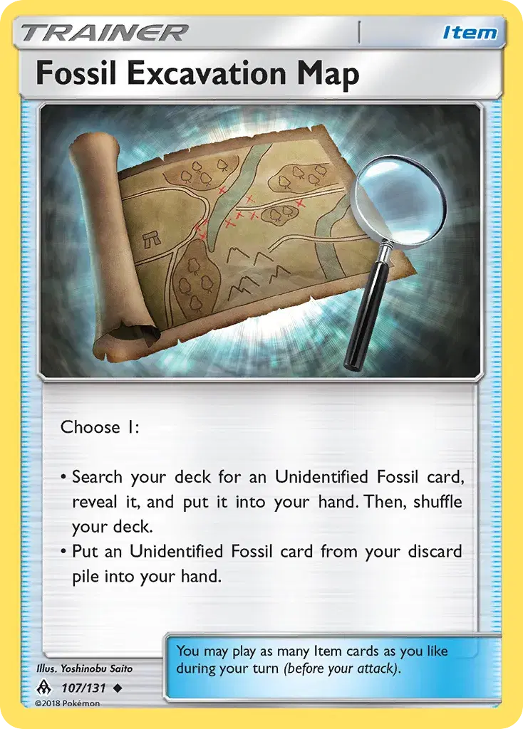 Fossil Excavation Map Forbidden Light 107