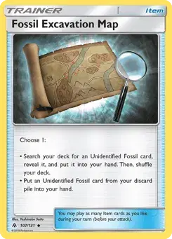 Fossil Excavation Map Forbidden Light