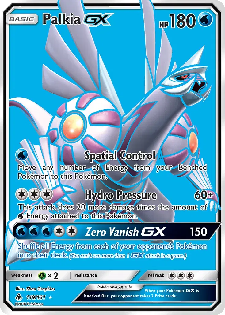 Palkia-GX Forbidden Light 119