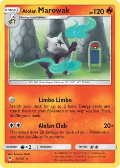 Alolan Marowak Forbidden Light
