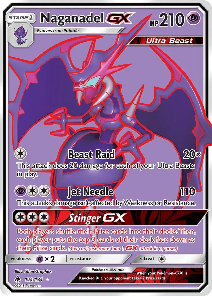 Naganadel-GX Forbidden Light 121