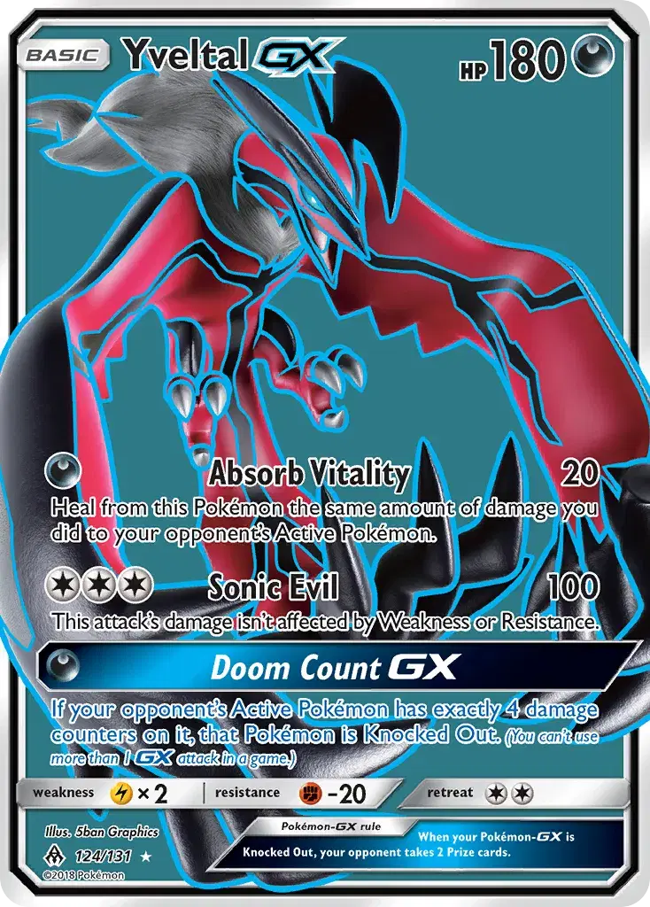 Yveltal-GX Forbidden Light 124