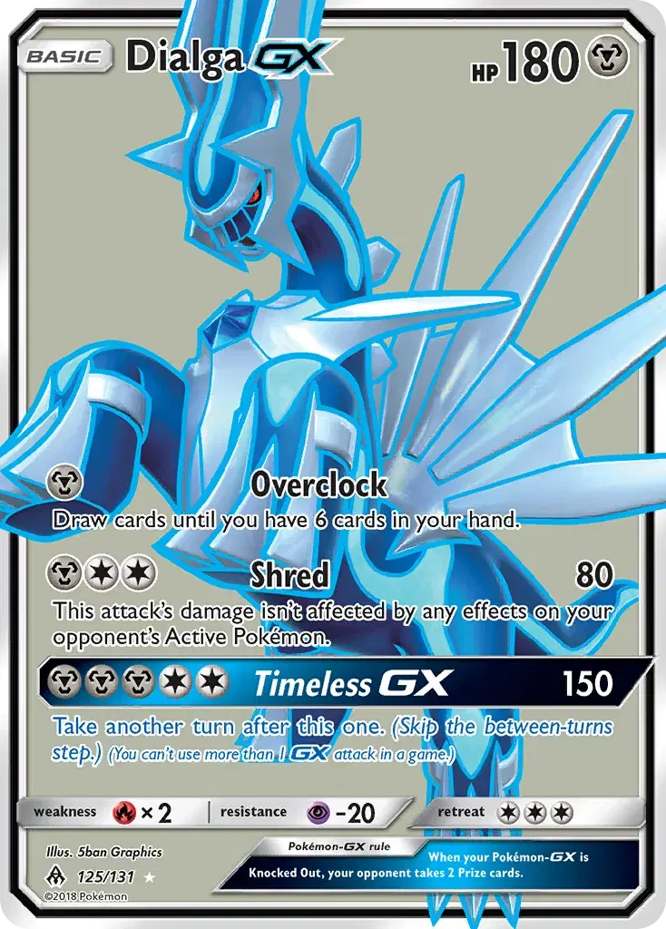 Dialga-GX Forbidden Light 125