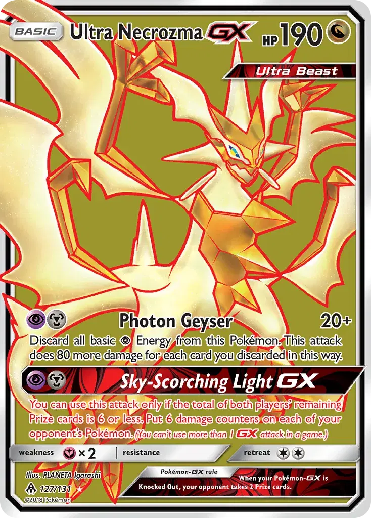 Ultra Necrozma-GX Forbidden Light 127