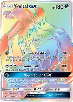 Yveltal-GX Forbidden Light
