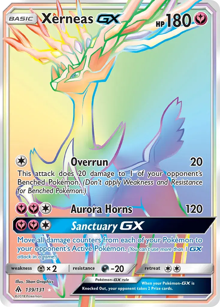 Xerneas-GX Forbidden Light 139