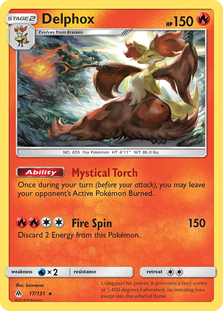 Delphox Forbidden Light 17