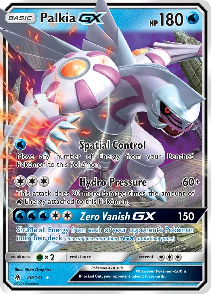 Palkia-GX Forbidden Light 20