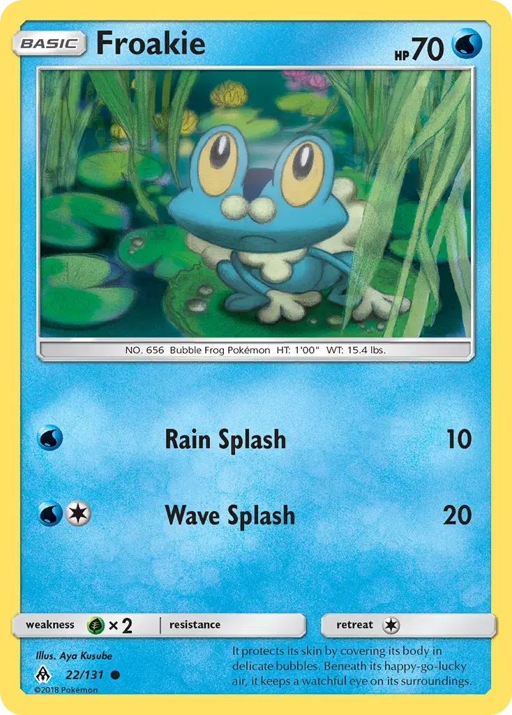 Froakie Forbidden Light 22