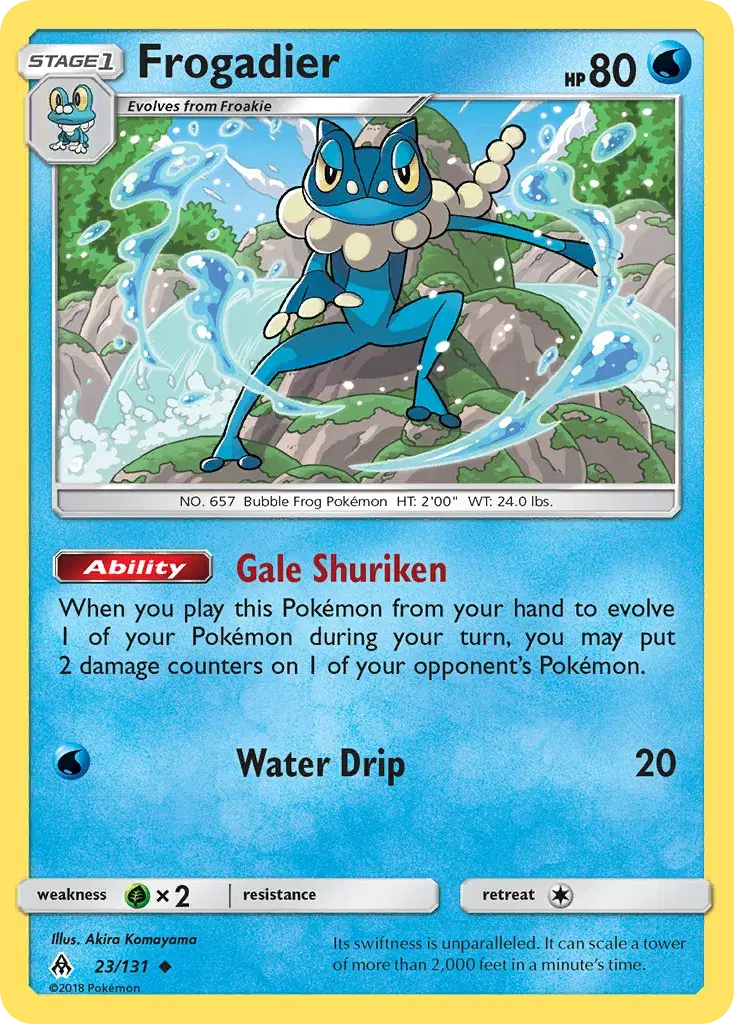 Frogadier Forbidden Light 23